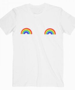 Rainbow Boobs Tee Shirt