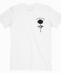 Rose Always Noir Tee Shirt