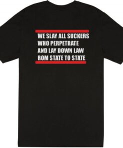 We Slay All Suckers Run Dmc Tee Shirt