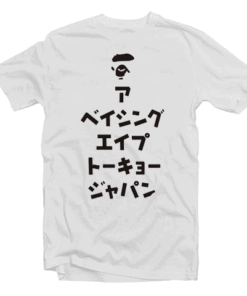 Bape Katakana Font Unisex Adult Tee Shirt