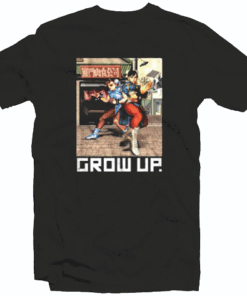 Chun Li Street Fighter Grow Up Tee Shirt