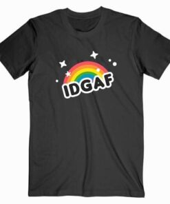 Dua Lipa Idgaf Rainbow Tee Shirt