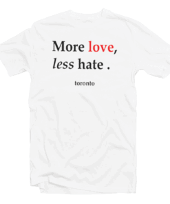 More Love Less Hate Shawn Mendes Tee Shirt