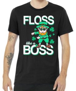 Floss Like A Boss Leprechaun Tee Shirt