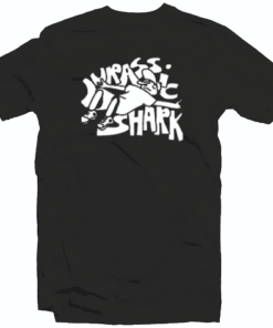 Jurassic Lazy Shark Parody Relax Tee Shirt