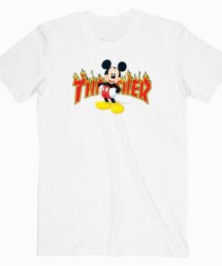 Mickey Mouse X Thrasher Parody Tee Shirt