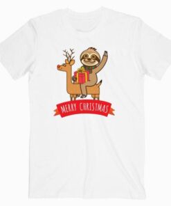 Sloth Merry Christmas Tee Shirt