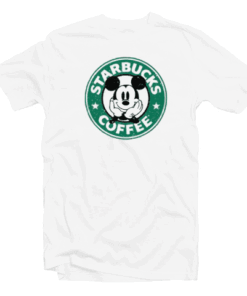 Starbucks Mickey Coffee Tee Shirt