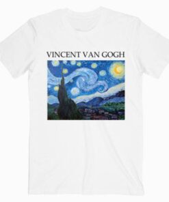 Starry Night Van Gogh Tee Shirtv