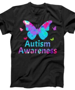 Autism Awareness Butterflies Tee Shirt