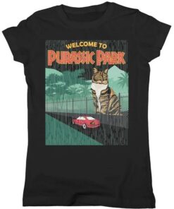 Welcome To Purassic Park Junior Fit Tee Shirt