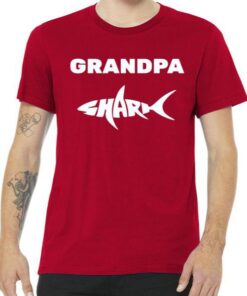 Grandpa Shark Tee Shirt