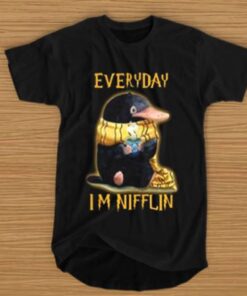 Fantastic Beasts Niffler everyday I’m Nifflin Tee Shirt