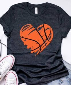 Heart Basketball Tee Shirt