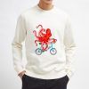 Cycling-Octopus-Sweatshirt-Unisex-Adult-Size-S-3XL
