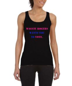 Maggie-Rogers-Wants-You-To-Vote-Black-Tank-Top-For-Women-And-Men-S-3XL
