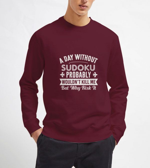 A-Day-Without-Sudoku-Sweatshirt-Unisex-Adult-Size-S-3XL