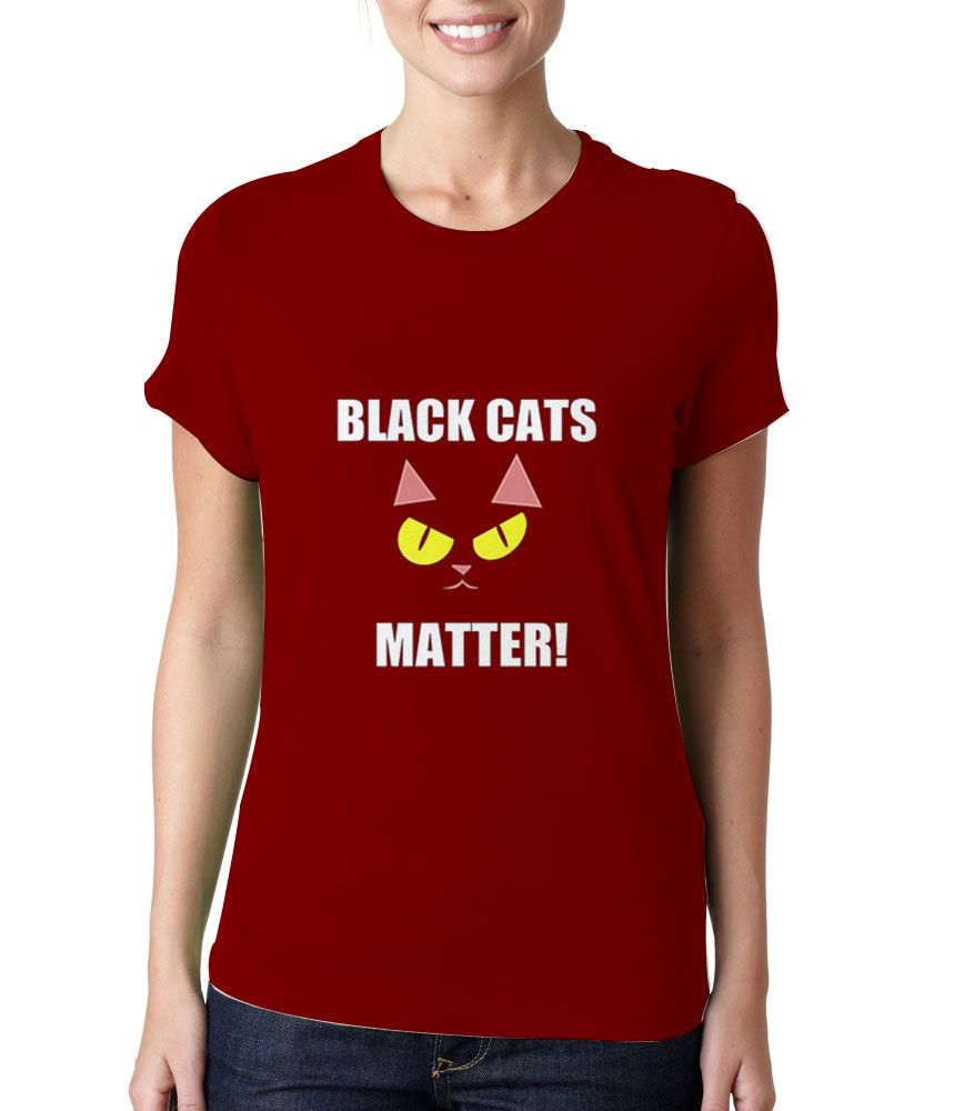 black cats matter t shirt