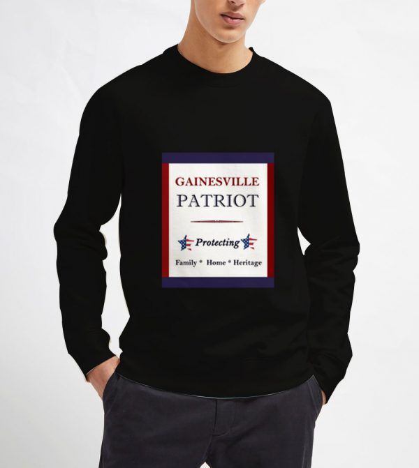 Gainesville-Patriot-Black-Sweatshirt-Unisex-Adult-Size-S-3XL