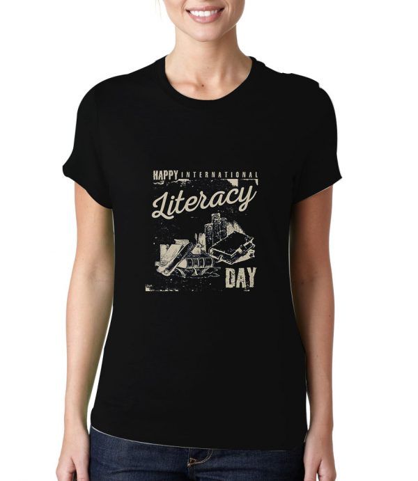 Happy-International-Literacy-Day-T-Shirt-For-Women-And-Men-S-3XL