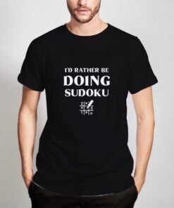 I'd-Rather-Be-Doing-Sudoku-T-Shirt-For-Women-And-Men-S-3XL