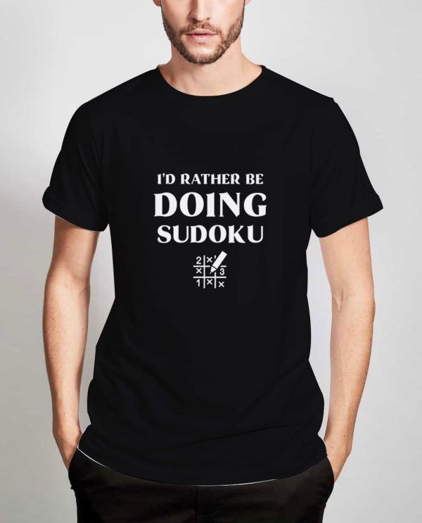 I'd-Rather-Be-Doing-Sudoku-T-Shirt-For-Women-And-Men-S-3XL
