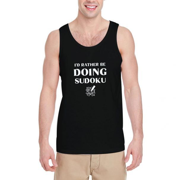 I'd-Rather-Be-Doing-Sudoku-Tank-Top-For-Women-And-Men-S-3XL
