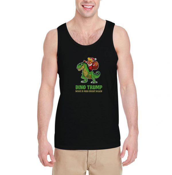 Dino-Trump-Christmast-Tank-Top