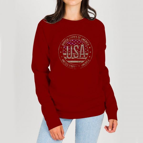 United-States-of-America-Red-Maroon-Sweatshirt