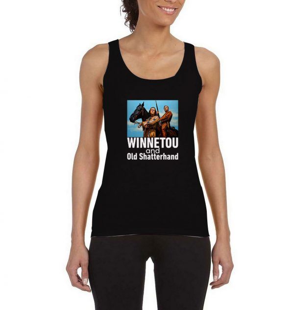 Winnetou-And-Old-Shatterhand-Black-Tank-Top