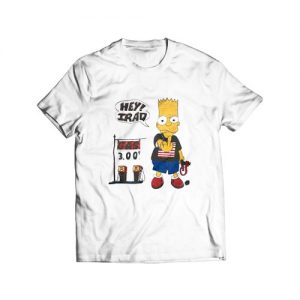 Bart Simpson Hey Iraq Gas 3.00 T Shirt