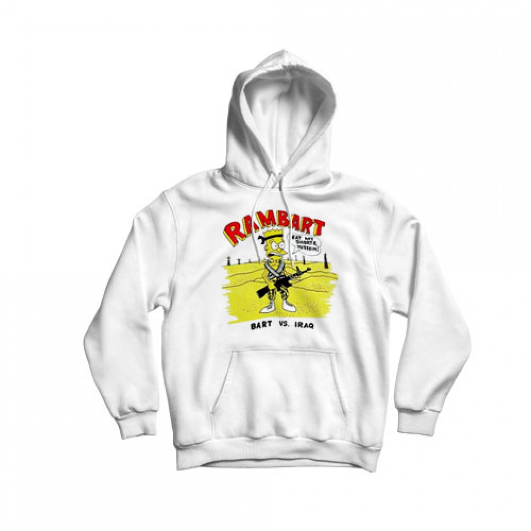 Bart Simpson Rambart Hoodie - Minimalistshirts