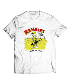 Bart Simpson Rambart T Shirt
