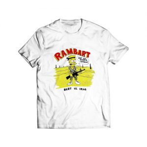 Bart Simpson Rambart T Shirt