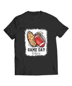 Bleached Football Game Day Vibes T Shirt