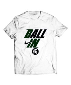 Michigan State Spartans Ball In Bench T Shirt