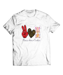 Peace Love Easter Gnome T Shirt