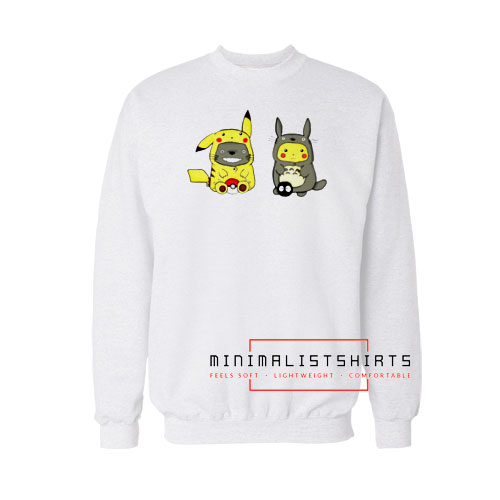 Pikachu and toronto face change Sweatshirt